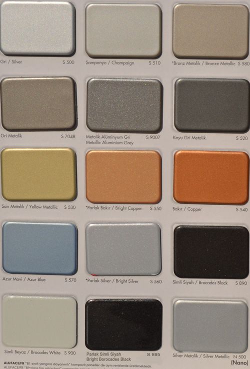Aluface (S550 Parlak Bakır) Alüminyum Kompozit Panel