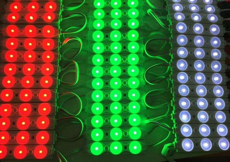 2835 Lensli Modül Led Uzun Renkler PAKET (100 ADET)