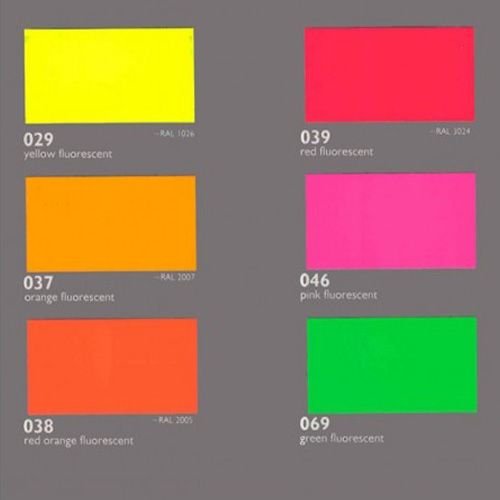 Oracal 6510 Floresan Folyo (1 Yıllık Cast) 100cm X 50m