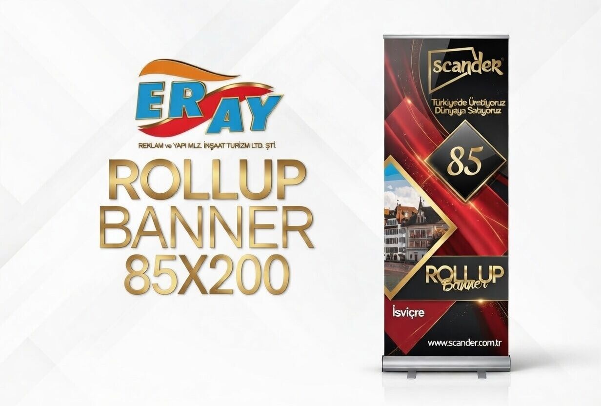 Roll Up Banner 85X200